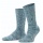 Falke Day Sock Brooklyn Crew (Boot Sock, Chunky Knit Look) Teal Blue Men - 1 Pair